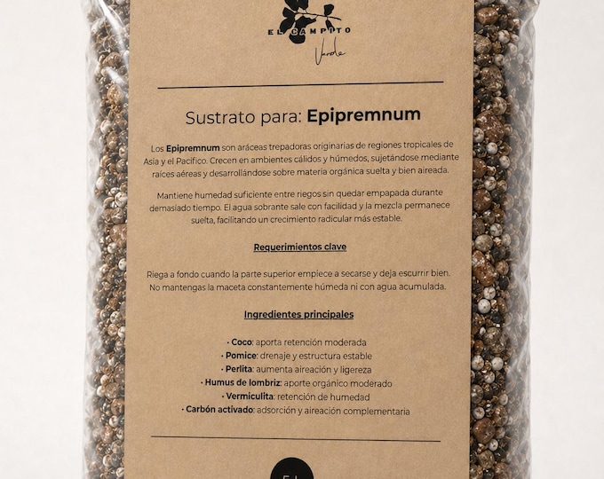 Featured listing image: Substrate for Epipremnum, 5 liters, airy and well-draining mix for indoor plants