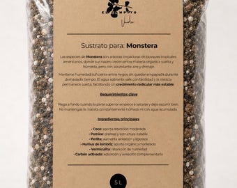 Scindapsus substrate, 5 liters, airy and well-draining mix for indoor plants