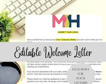 Cleaning Business Welcome Letter, House Cleaning Business, New Client Welcome Letter, Client Onboarding, Policies,