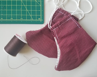 Adjustible Cotton Facemask Adult | With Filter Pocket