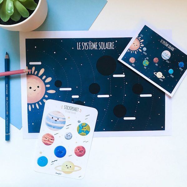 Activité Système Solaire pour enfants / Solar System Activity for children