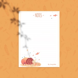 Bloc-notes/Notepad - Papeterie/Stationery - Automne/Autumn