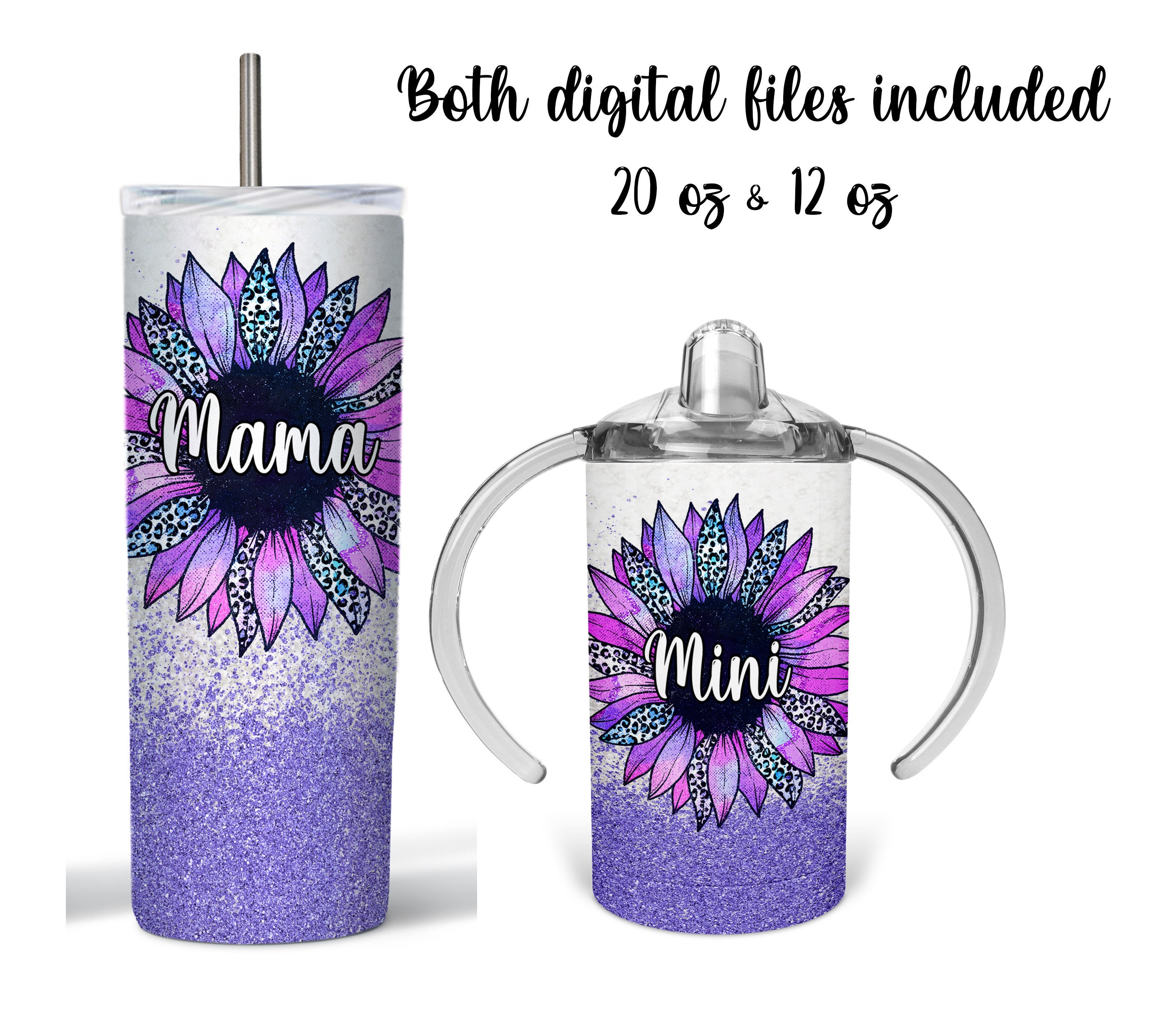 12 Oz. Sippy cup Tumbler wrap sublimation bundle #1