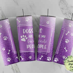 Psy to moi ulubieni ludzie - Fur Mama STRAIGHT PNG Tumbler Wrap Cyfrowe pobieranie do sublimacji