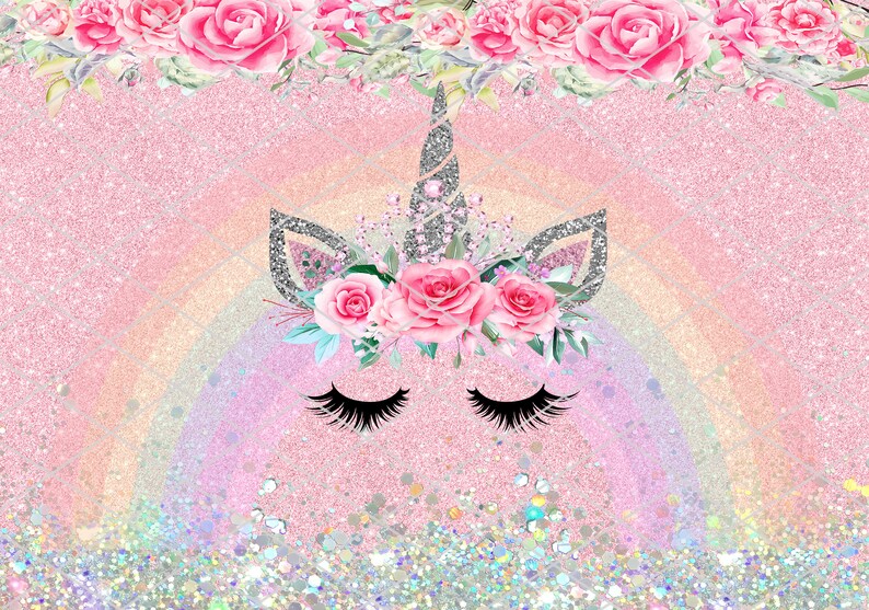 12 Oz Kids Unicorn Rainbow Glitter Tumbler Wrap Flip Top PNG - Etsy