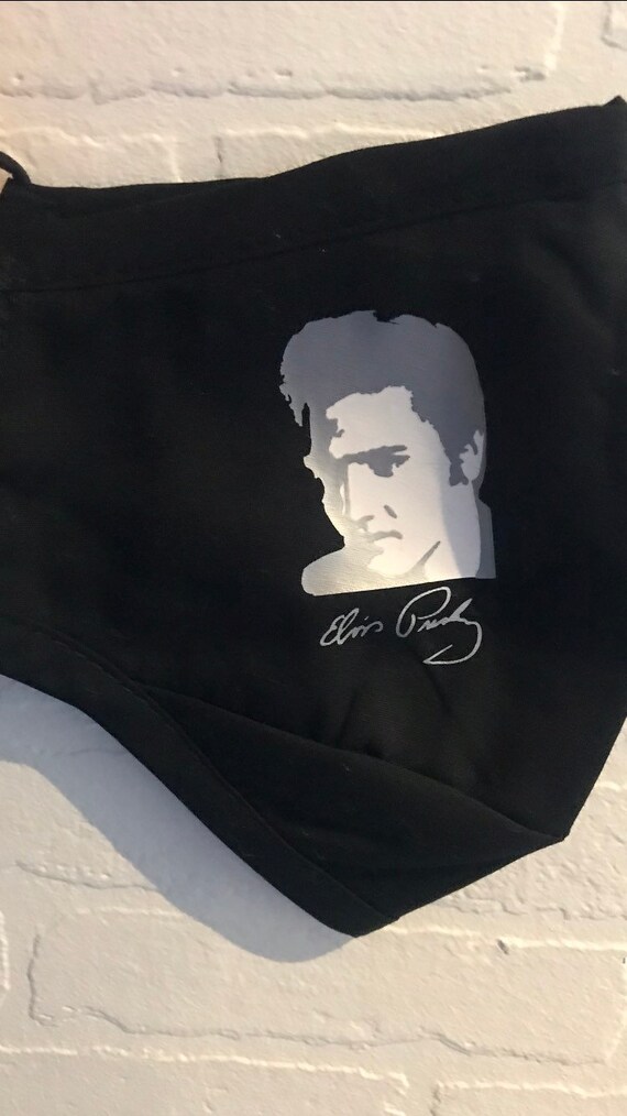 Elvis Face Mask | Etsy