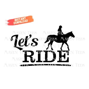 Vamos a montar diseño camisa de caballo diseño clipart SVG Horse quotes svg Horse cut files Horse signs Horse clipart Cowgirl svg