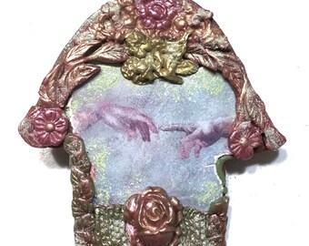 Creation Hamsa, Hamsa Hand, Yoga, Wall Decor, Protection, Jewish Art, Jewish Home, Hamsa Prayer