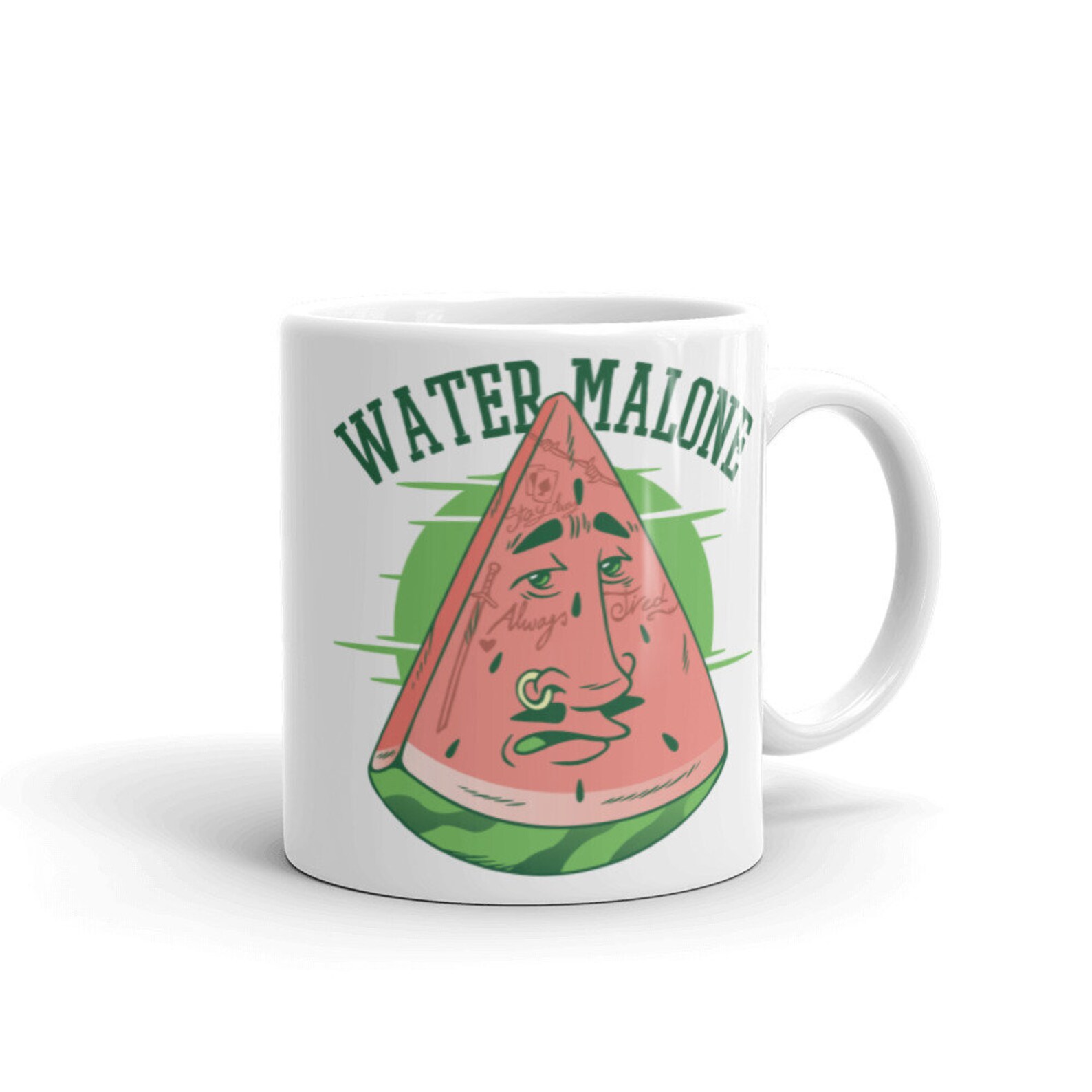 Water Malone Post Malone Parody Pun Mug Pop Culture Coffee Etsy