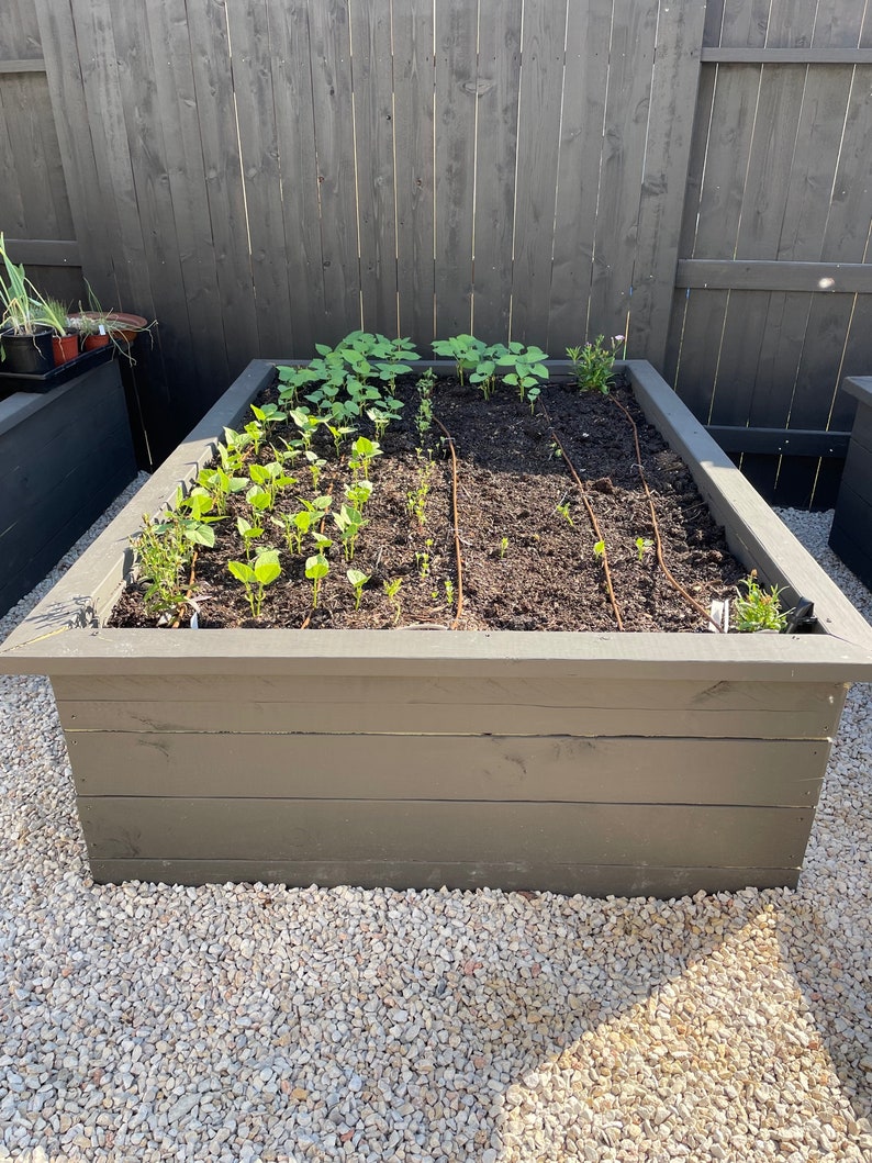 4ft X 4ft Raised Garden Bed Plans PDF Download DIY Etsy