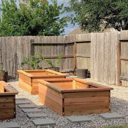 Cedar Raised Garden Bed Planspdf Download DIY Etsy Australia