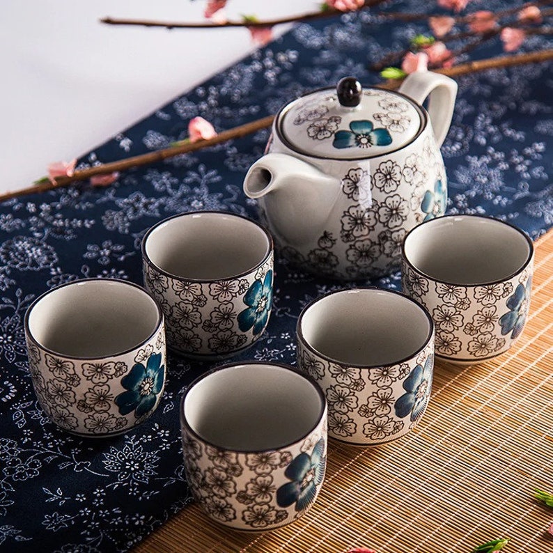 Hand Made Traditional Japanese Tea Set Authentic Hand Etsy