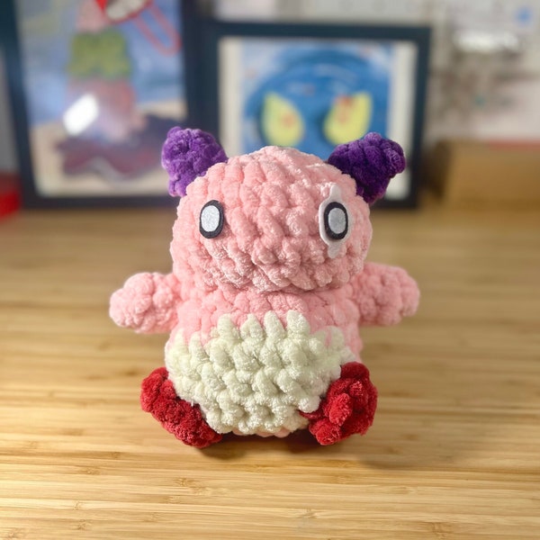 MapleStory PinkBean Crochet Pattern. PDF Pattern for Amigurumi in English.