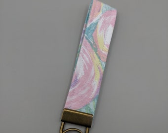 keychain • upcycled fabric • key fob keychain