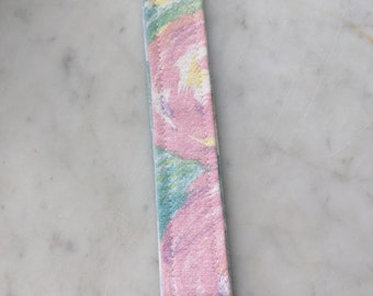 keychain • upcycled fabric • key fob keychain