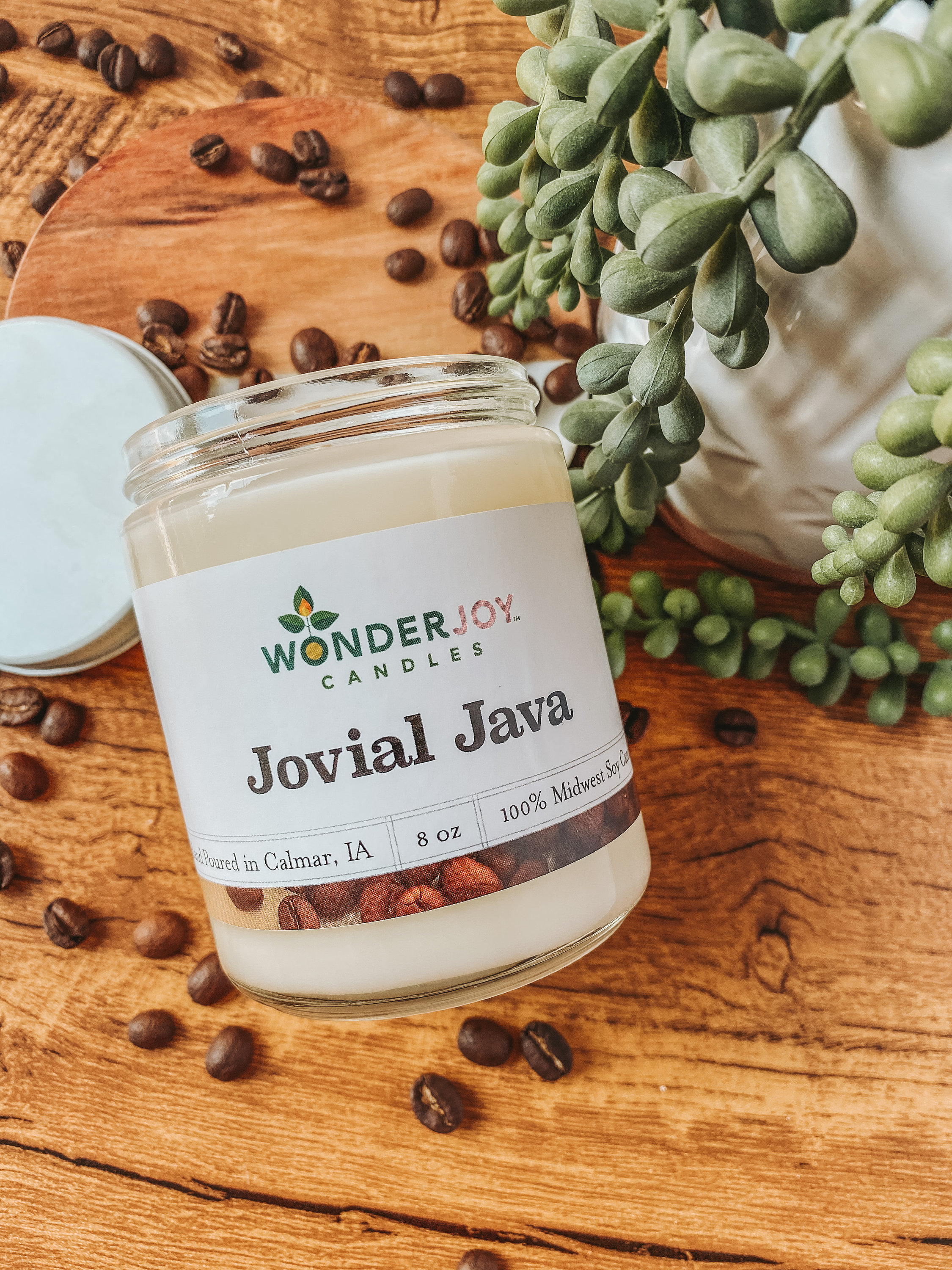 Java Candle 8 Oz. Jovial Java Soy Candle - Etsy