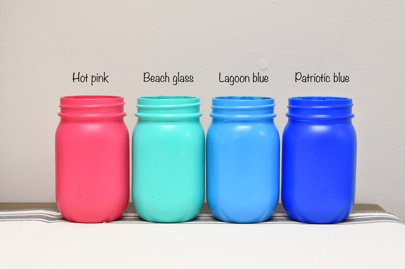 Rustic Bathroom Mason Jar Set Farmhouse Decor Mason Jars Etsy