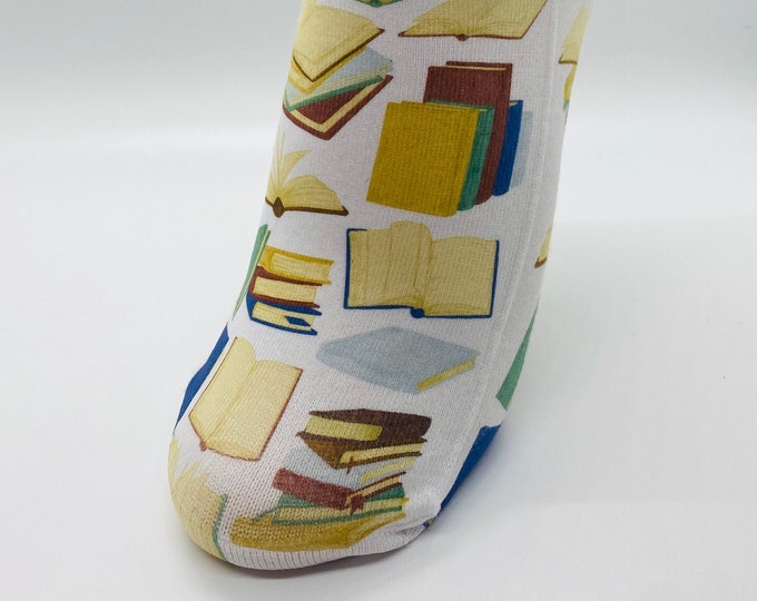 Books Library Adult and Kids Socks