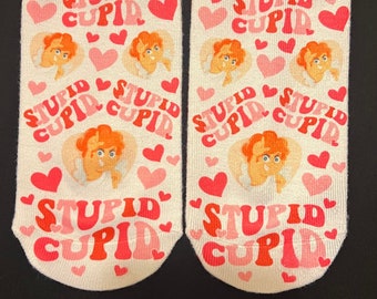 Stupid Cupid Valentine's Day Adult And Kids Socks
