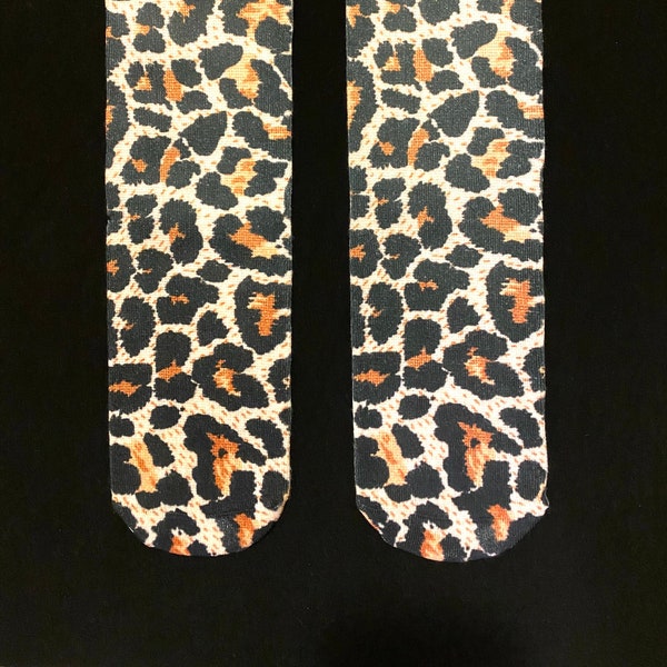 Leopard Print Adult And Kids Socks