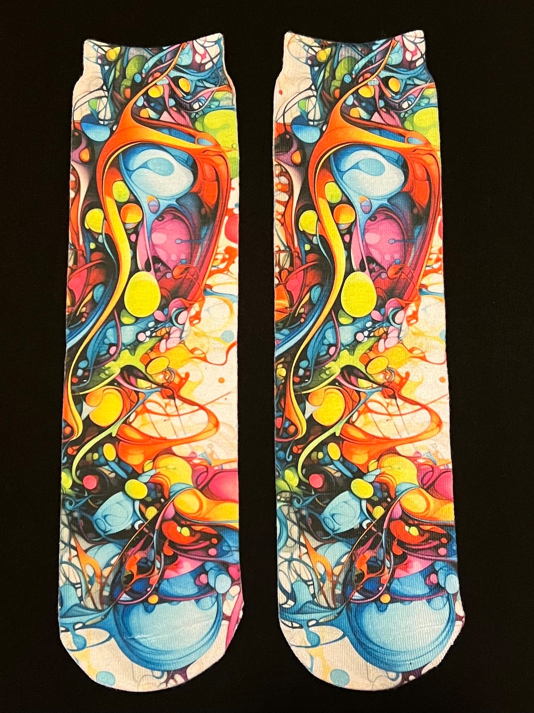 Socks Abstract Abstract Colorful Adult and Kids Socks - Etsy