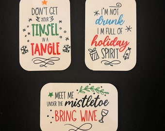 Buy 2, Get 1 Free - Funny Christmas Refrigerator Magnets