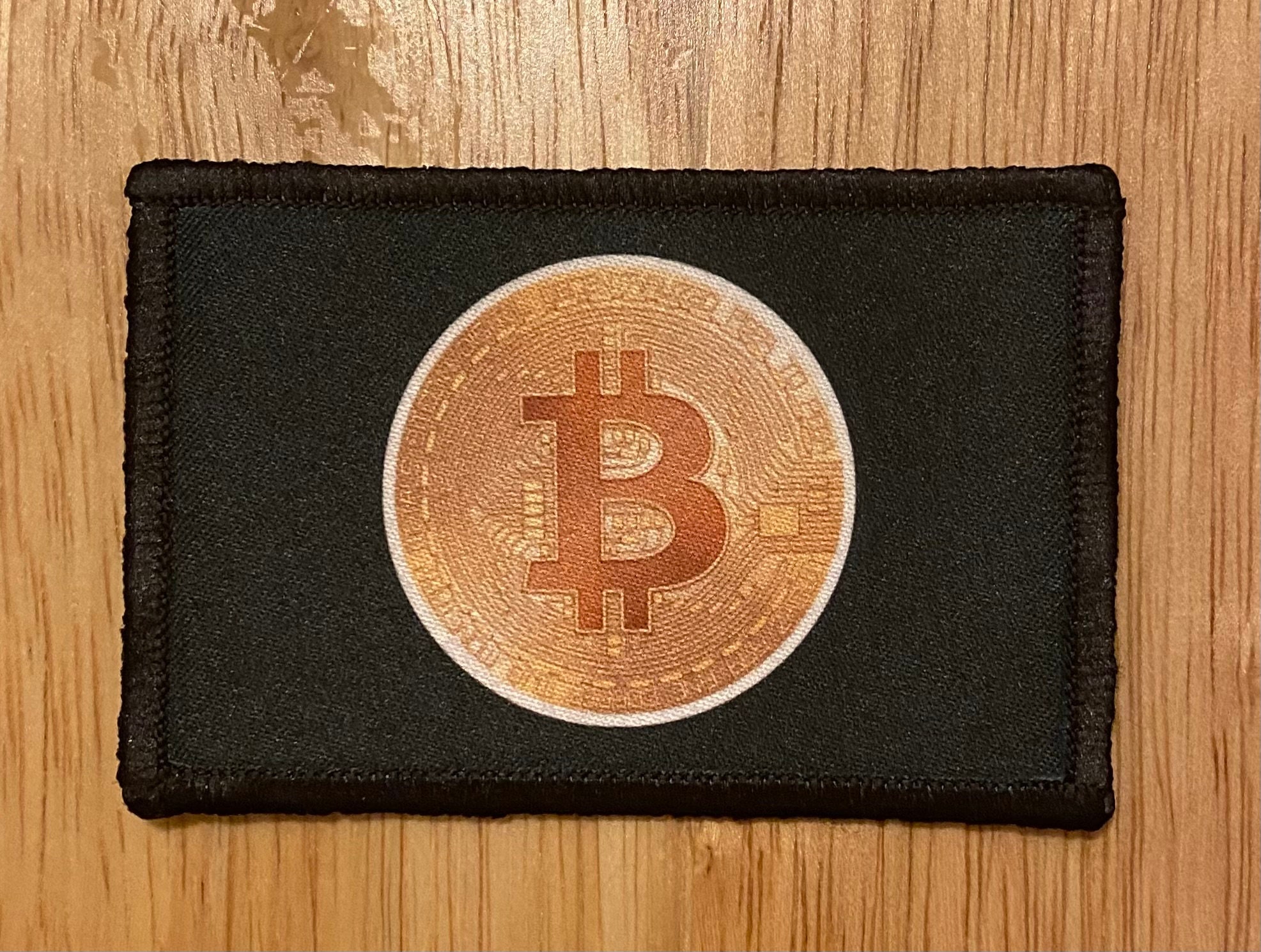 Bitcoin Gold Coin Hook and Loop Patch - 2