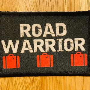 Road Warrior Hook and Loop Patch - 2&quot; x 3&quot;