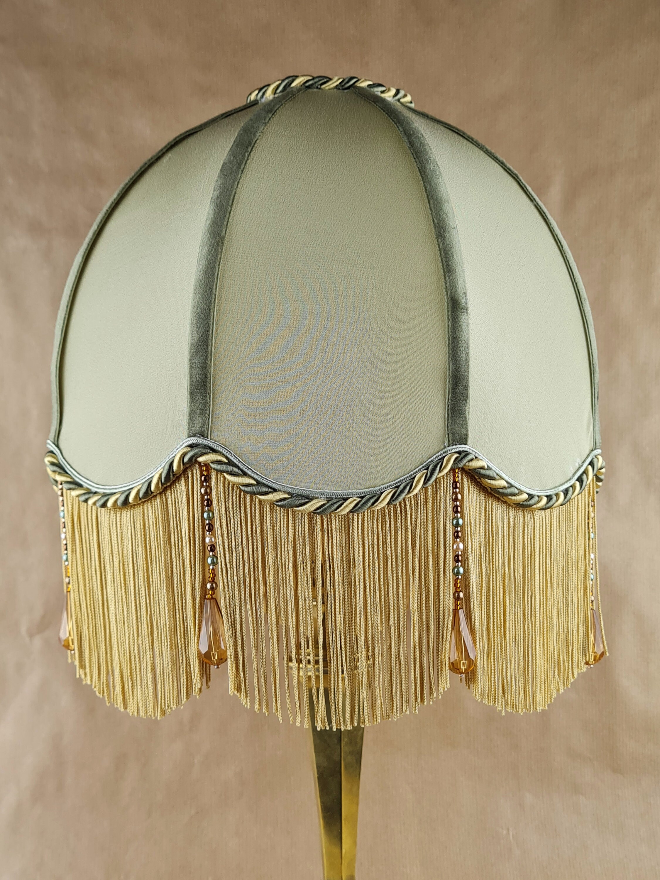 Art Deco table lamp. Victorien Lampshade. Handmade lampshade Etsy