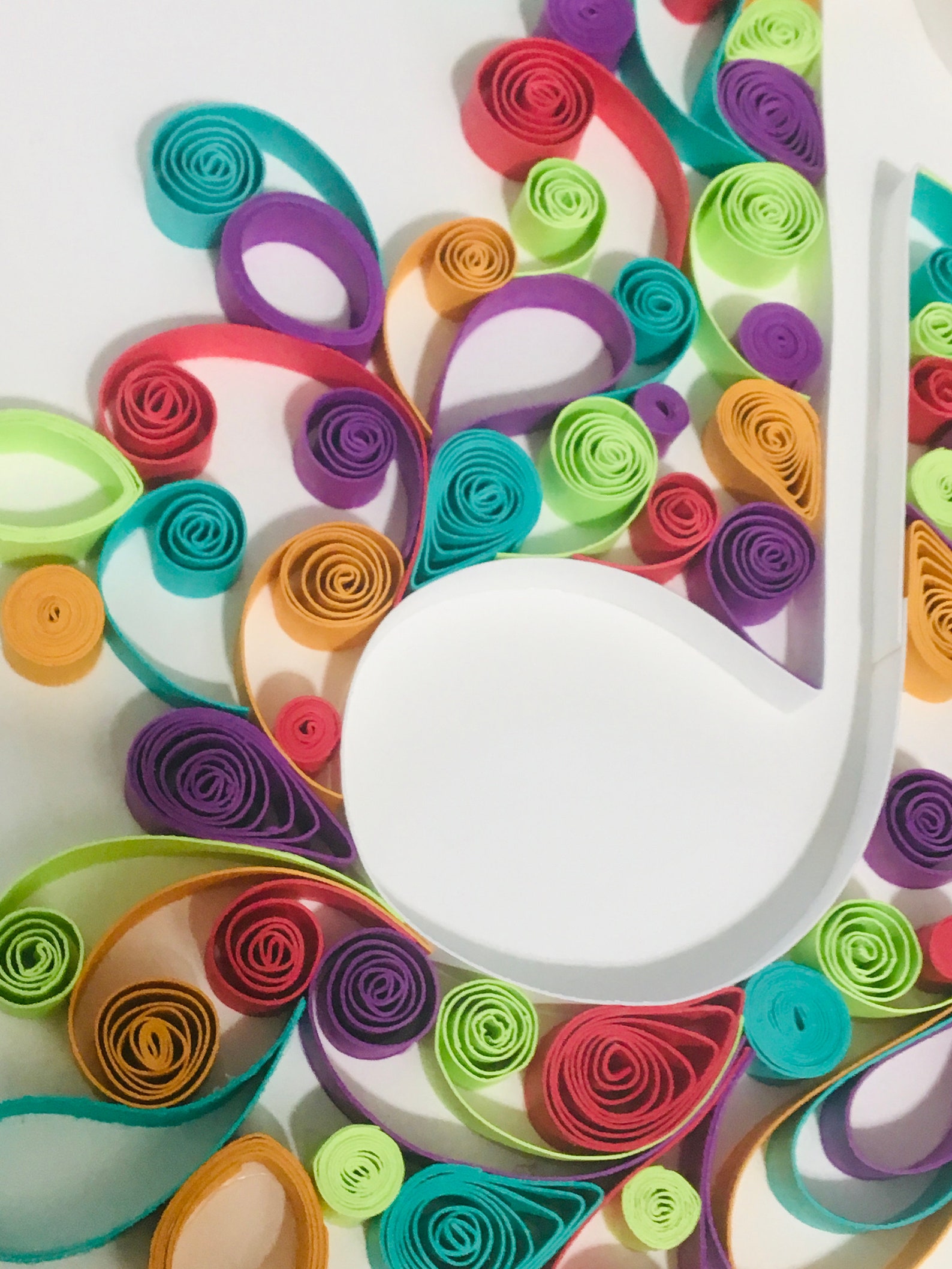 Music Note Paper quilling music note Etsy