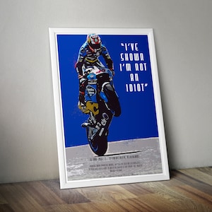 Jack Miller Assen Wheelie MotoGP Art Poster Print Iconic Moment