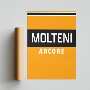 Molteni Team Jersey Cycling Art Poster Print