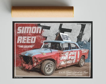 33 Simon Reed Banger Racing Legend Print