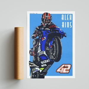Joan Mir Suzuki GSXR Poster MotoGP Motorsport A4 A3 A2 Wall Art Joan Mir Suzuki GSXR Poster MotoGP Motorsport A4 A3 A2 Wall Art