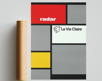 La Vie Claire Team Jersey Cycling Art Poster Imprimer