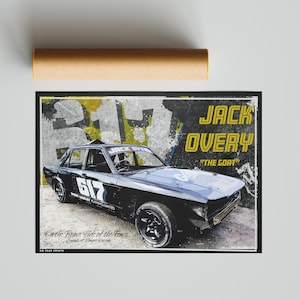 617 Jack Overy Banger Racing Legend Print