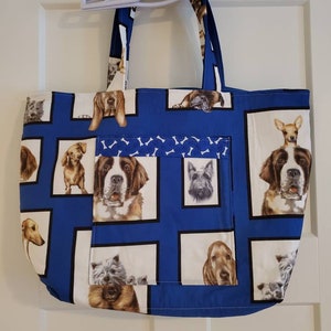 Blue Dog Tote Bag