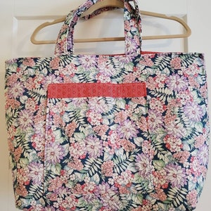 Pastel Spring Floral Tote Bag