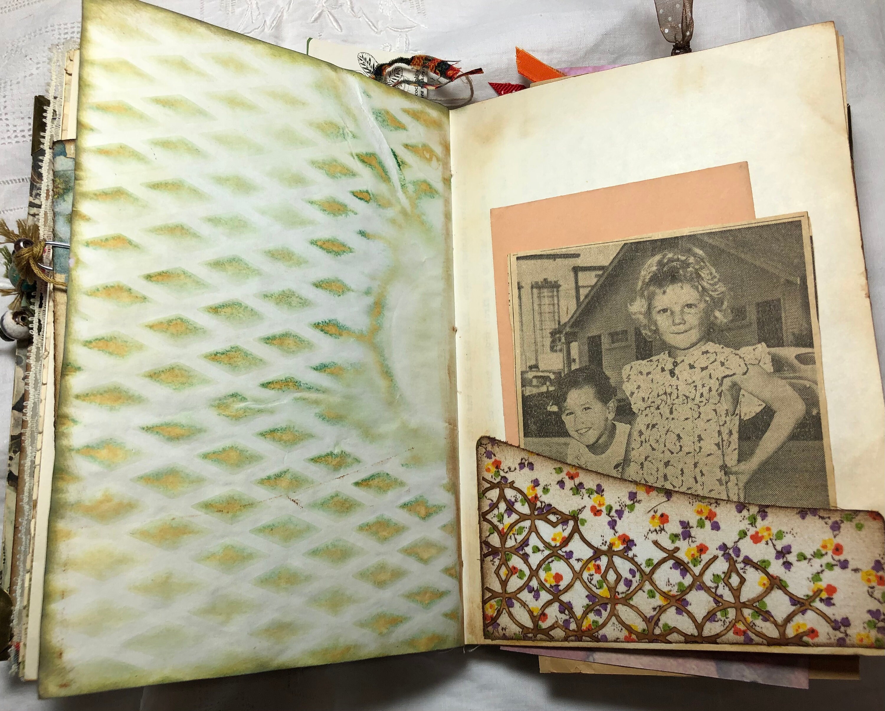 Vintage Junk Journal Memory Keepsake Book Kintsugi Dreams Etsy