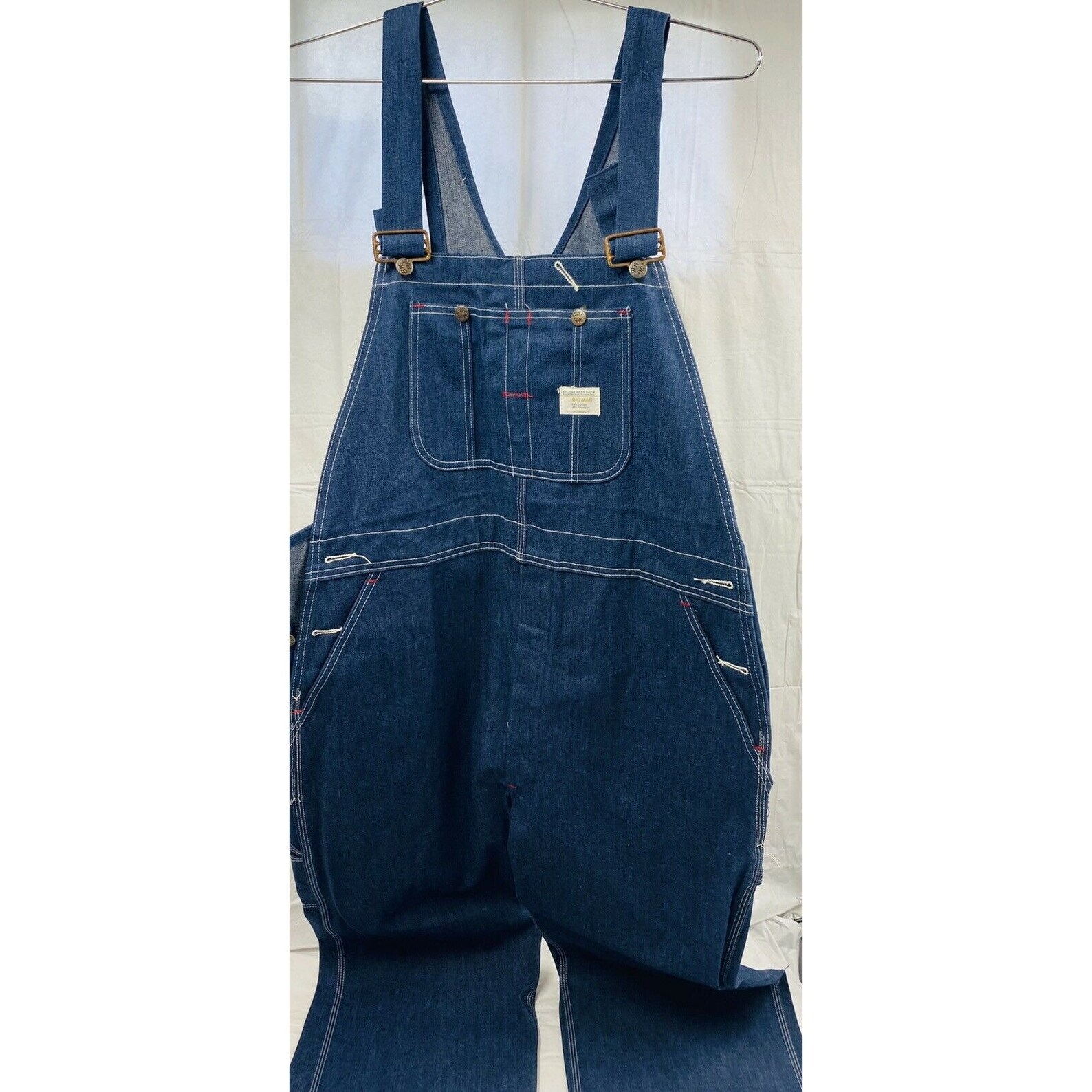 Vintage NWT JC Penney Big Mac Bib Overalls Square Bak Mens Etsy