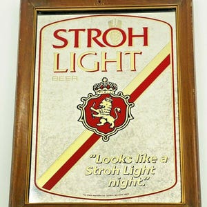 Strohs Beer Mirror - Etsy