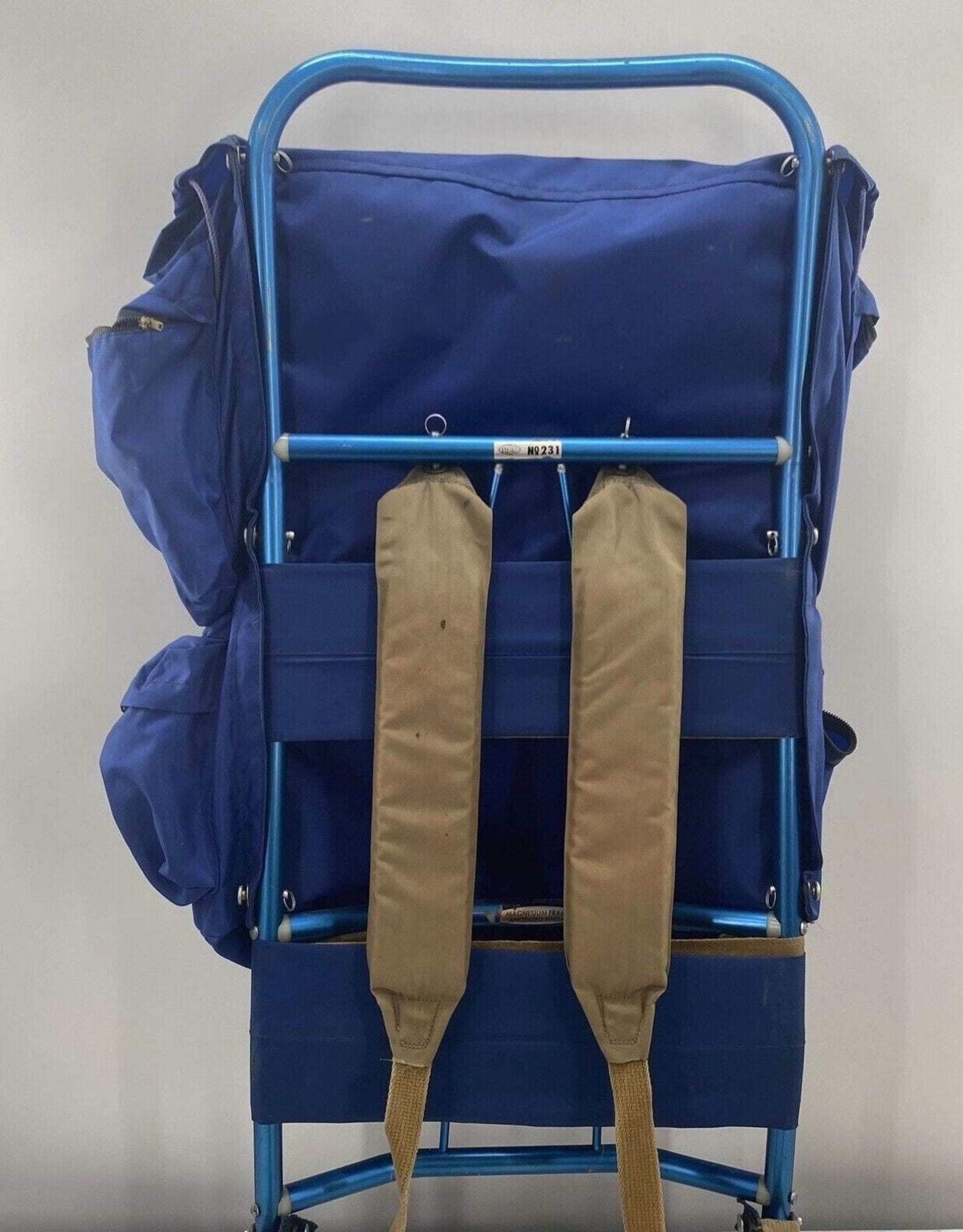 Vintage Blue World Famous Everest #231 Hiking Backpack & Magnesium ...