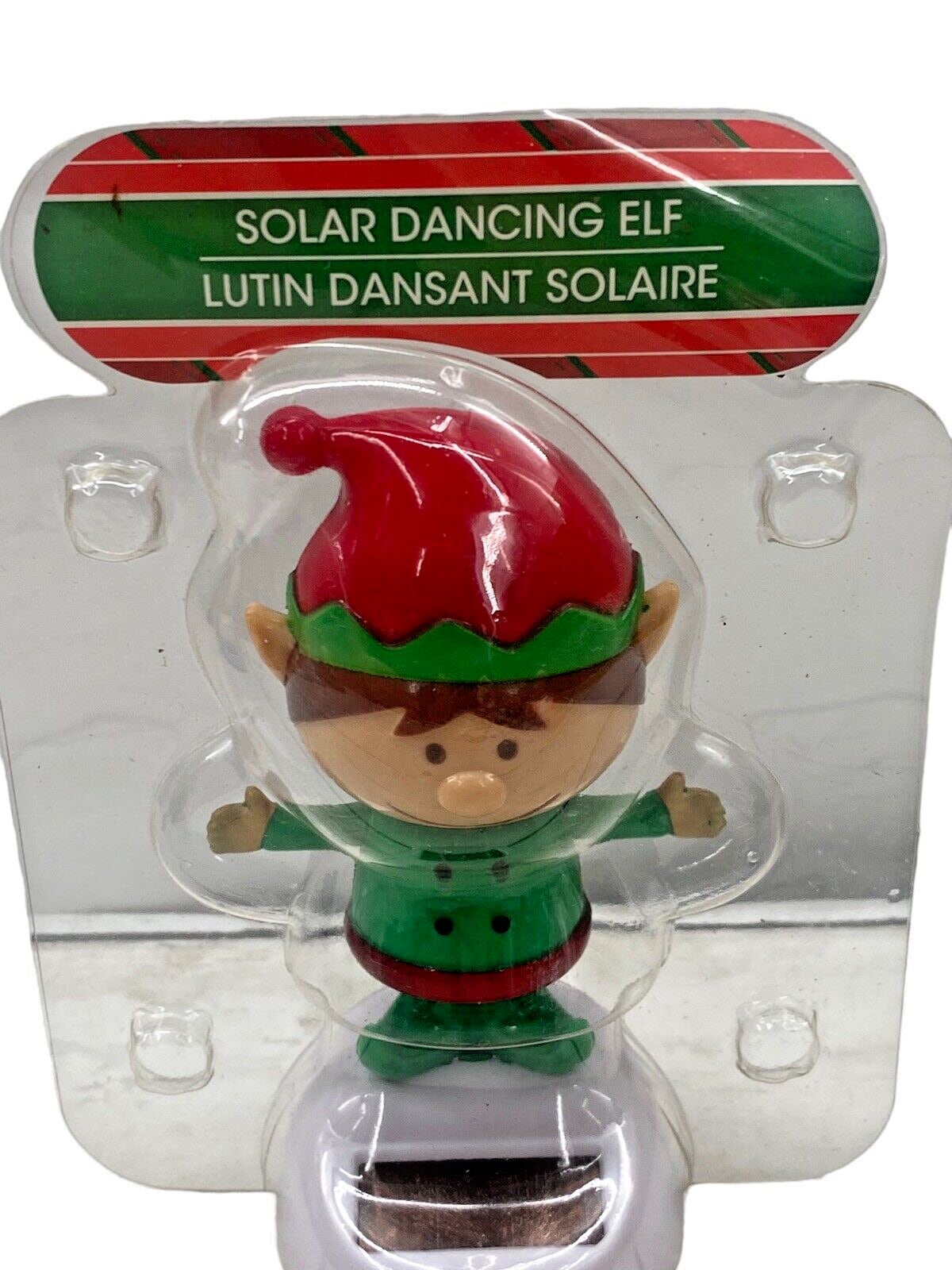Solar Dancer ELF Solar Dancing Merry Christmas Santa's Helfer Wackelkopf  Spielzeug - .de