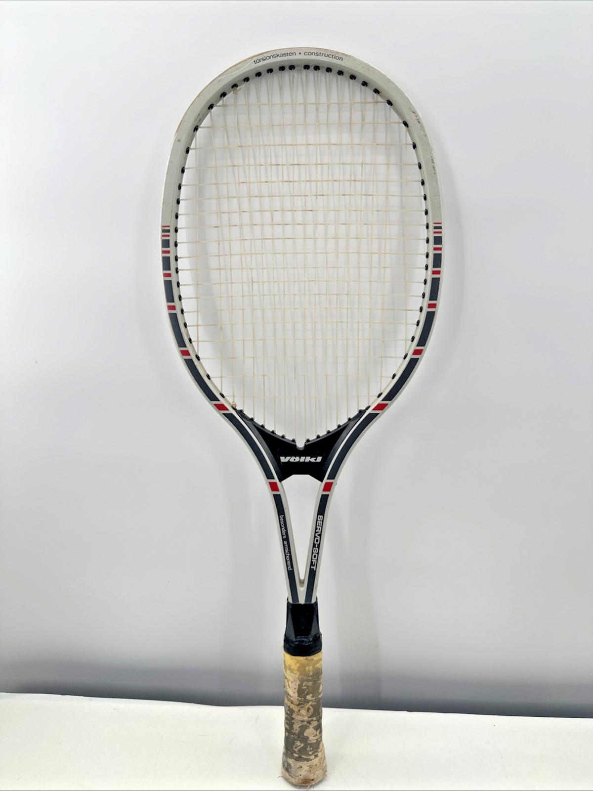 Vintage 80s Germany VOLKL Servo-soft 18x19 Tennis Racket 4 3/8L