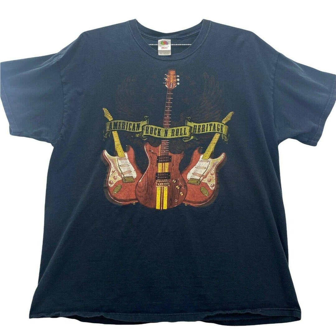 Vintage Rock & Roll grey tee