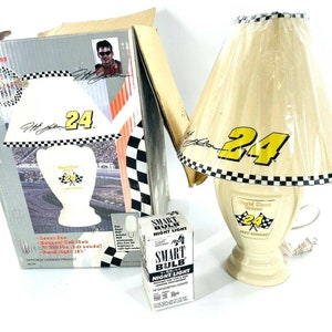 Jeff Gordon Racing #24 World Class Trophy Team Lamp RARE NOS Nascar VINTAGE