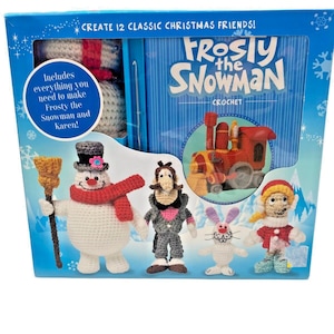 Frosty The Snowman Crochet Kit With 12 Project Book Frosty The Snowman n More