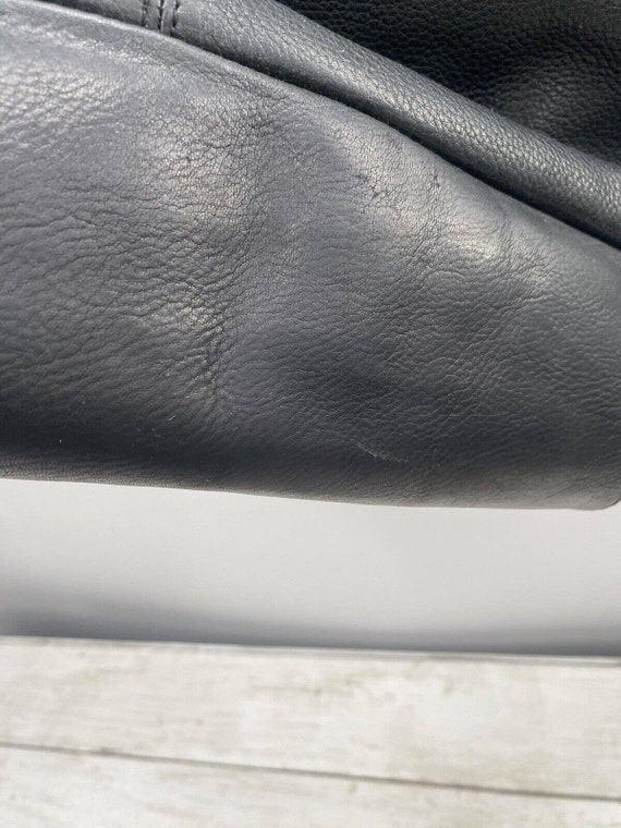 FOSSIL Vintage HUGE Soft Pebble Leather Black Wee… - image 8