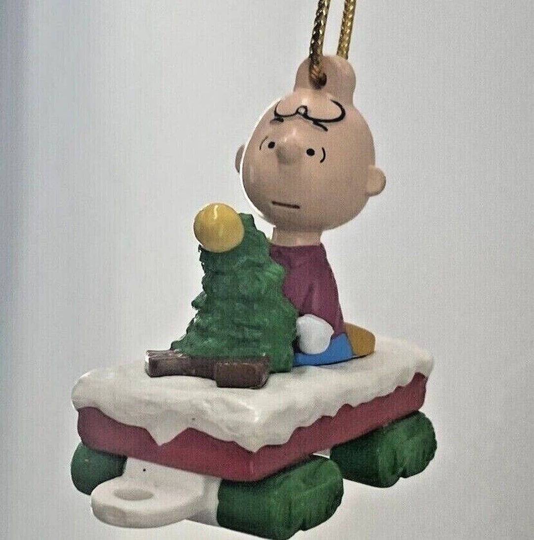 Vintage Whitmans Peanuts Linus Christmas Train Car Christmas Etsy