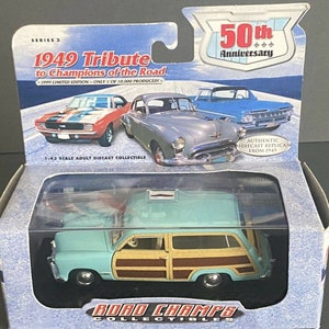 Road Champs 1949 Ford Woody 1:43 MIB 1999 Ltd Ed 1949 Tribute 68600 Turquoise